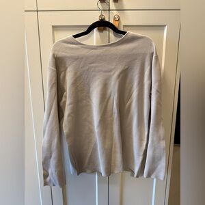 Light grey/silver united arrows japanese 100% cotton sweater